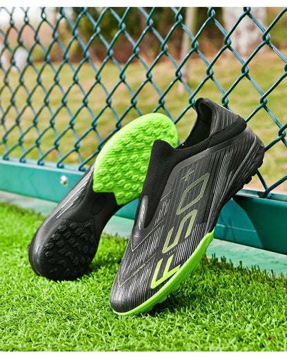 New Men's Soccer Shoes Futsal Football Boots Sneakers Match Grass Cleats High-Quality Non-Slip Indoor Hot-Selling High-Top Outdoor
