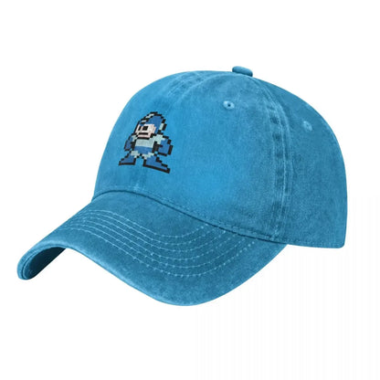 Megaman 8-bitová bejzbalová čiapka, nová, roztomilá, vintage, luxusná čiapka pre mužov a ženy