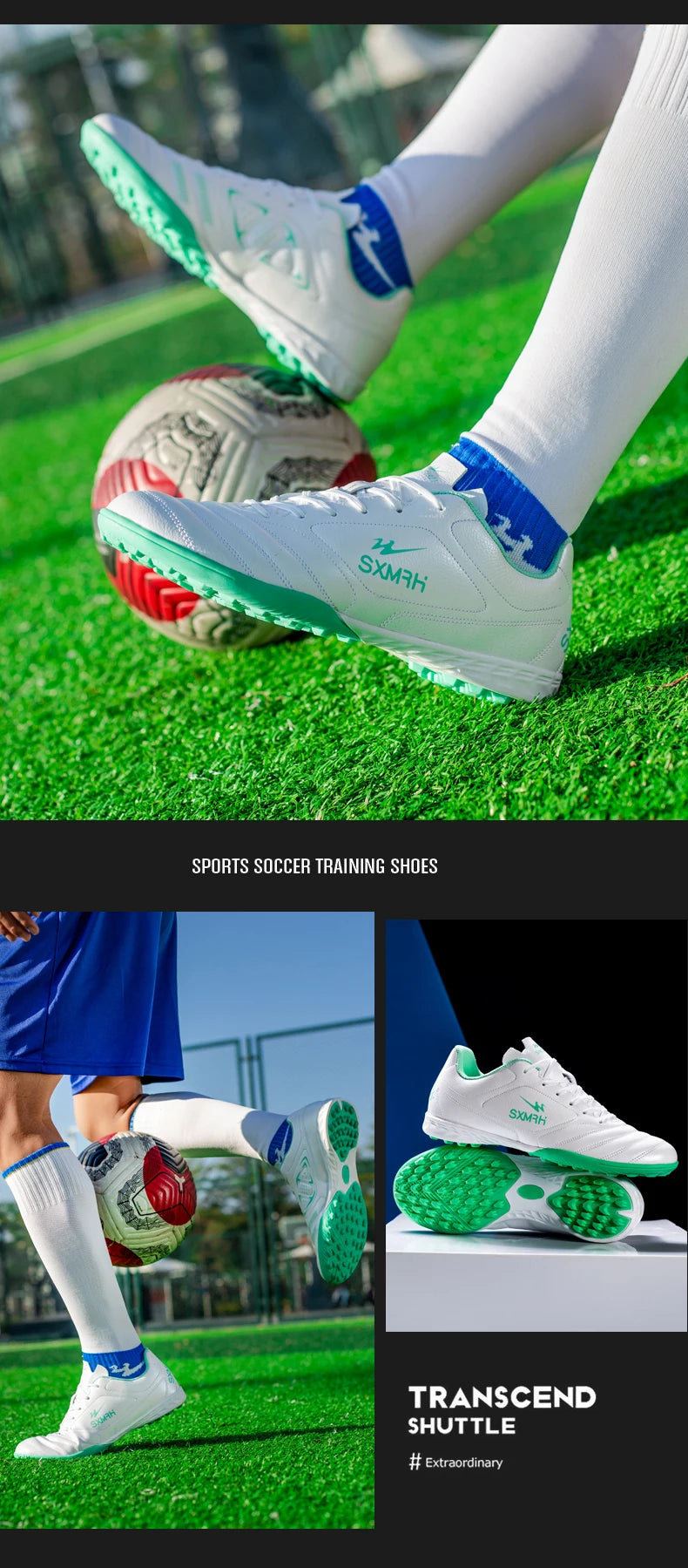 Muške nogometne tenisice Double Star Genuine TF Turf, za osnovnoškolce, tinejdžere, odrasle i djecu, za profesionalni trening i