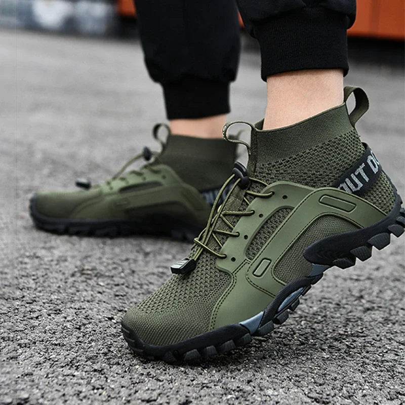 39-47 Size Men's Aqua Shoes Anti-Slip Male Sneakers Mountain Hiking Shoes Quick-Drying Water Shoes Soft Men Casual Sneakers 2024