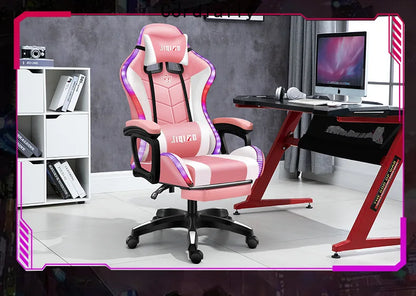 High quality gaming chair RGB light office chair gamer computer  Ergonomic swivel chair Massage Recliner New gamer chairs