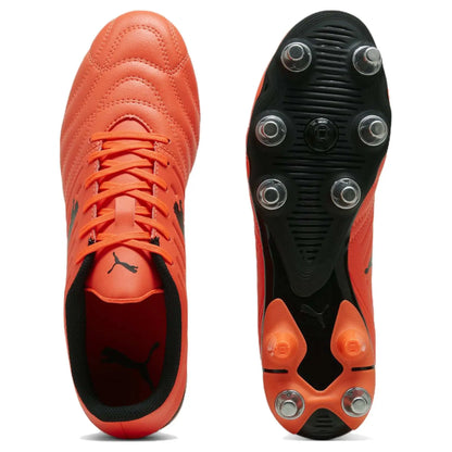 Chaussures de rugby Puma Avant, confortables et à la mode, rouges et noires, modèle 106715-05.