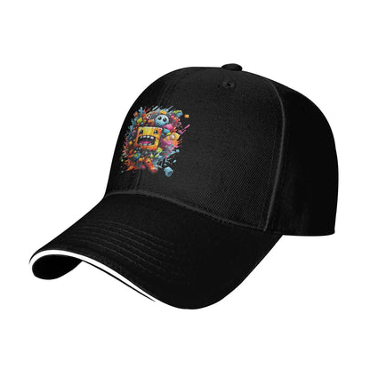 Geometria Kocka Gaming Dash Baseballová čiapka Hip Hop Sandwichové čiapky Unisex Nastaviteľná čiapka typu „dad hat“ Šport