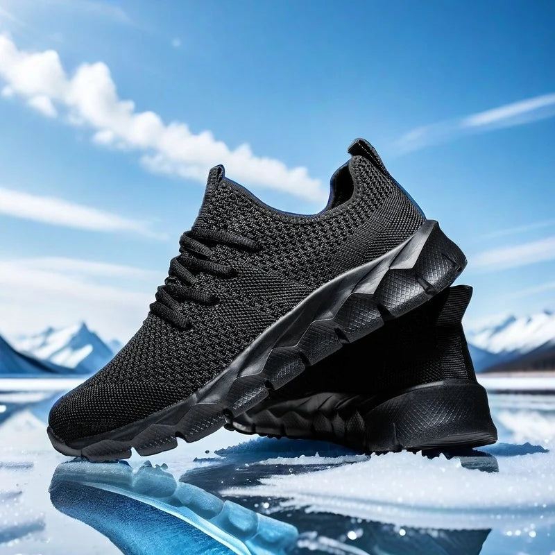 Vyriški sportiniai bateliai iš tinklelio, lengvi moteriški batai, kasdieniai plokščiapadžiai batai, vyriški bėgimo ir sportiniai batai, minkšti teniso batai, kvėpuojantys vyriški sportiniai bateliai