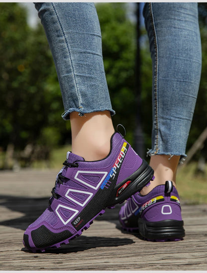 Women's Hiking Shoes Waterproof Outdoor Sports Shoes Women's Walking Travel Sports Shoes Bicycle Sports Shoes Running Shoes