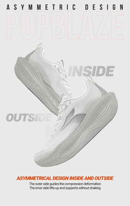 361 Degrees PopBlaze 5 Herren-Laufschuhe, neue Dämpfung, dicke Sohle, atmungsaktiv, rutschfest, Outdoor-Jogging-Sneaker für Herren 672532212
