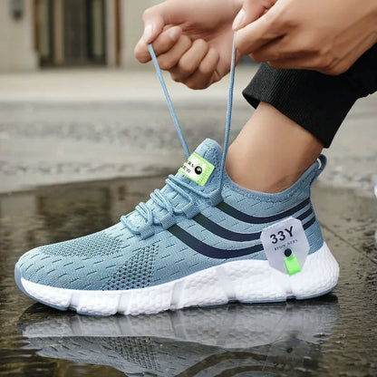 Sports Men's Shoes Spring and Autumn Breathable Casual Running Shoes Lightweight Walking Couple Shoes Men's Spirit Women's Shoes