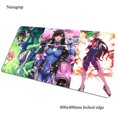 Overwatch mouse pad 80x40cm gaming mousepad game Halloween Gift large mouse pad gamer computer desk big mat notebook mousemat PC