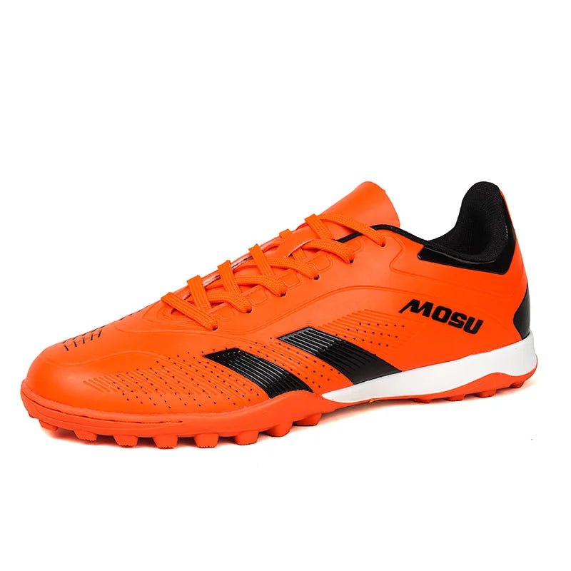 Nuevas zapatillas de fútbol para hombre y mujer, calzado deportivo para interior y exterior con tacos largos y tacos fragmentados para entrenamiento de fútbol en césped sintético