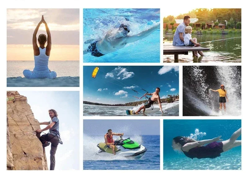 Zapatillas deportivas de exterior para senderismo y vadeo, unisex, para natación, calzado acuático de caña alta barefoot, zapatos aqua para playa, fitness, buceo y surf