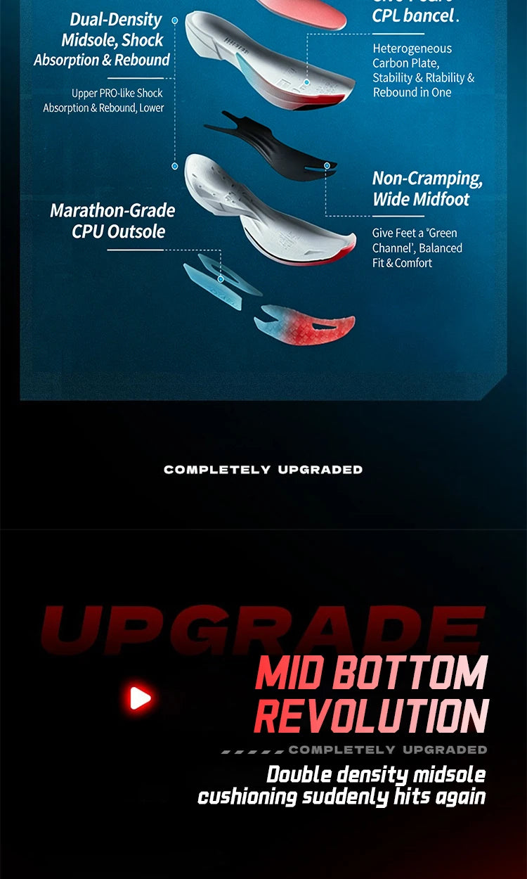 QIAODAN WIND 4PRO Carbon Plate Marathon Shoes Men Professional Racing Sneakers 2026 Breathable Running Sports Shoes QDB023262291