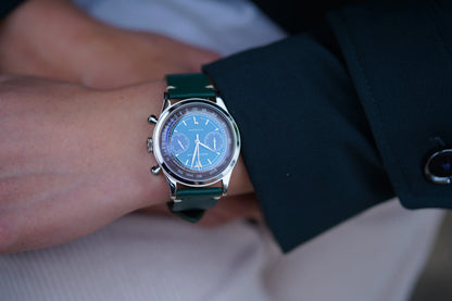 FARASUTE Retro Japan VK64 Quartz Movement Chronograph Wristwatch For Male Fashion Sapphire Sports Watches Men Clock reloj hombre