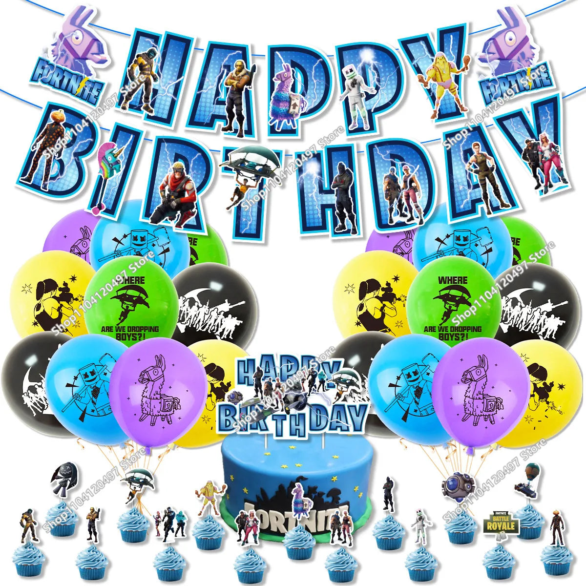 8Pcs/Set 10cm Fortnite Toys Action Figure Model Game Battle Royale Cool Toy Doll Kids Boys Fun Birthday Xmas Gift