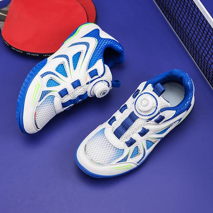 Asztalitenisz-cipő Pároknak szánt, könnyű sport- és tollaslabda-cipő Csúszásgátló, kültéri, férfi, lélegző verseny- és edzőcipő