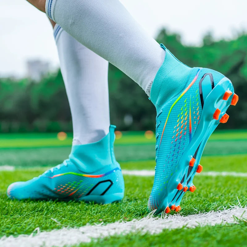 Men's Football Boots Professional Turf Futsal Match Grass Unisex Outdoor Training Soccer Shoes Soccer Cleats Non-slip Breathable