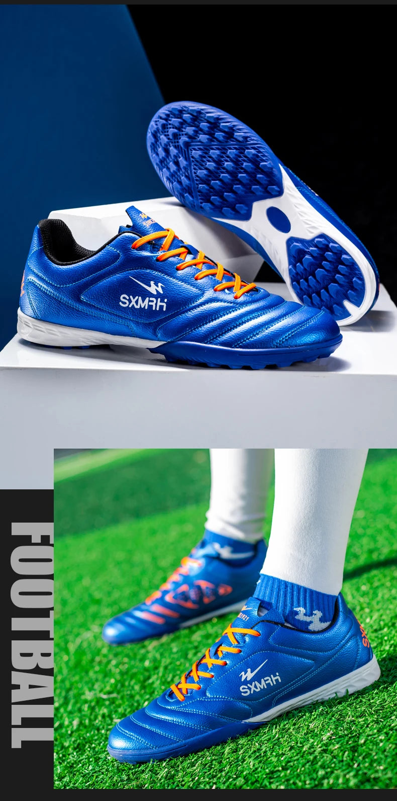 Muške nogometne tenisice Double Star Genuine TF Turf, za osnovnoškolce, tinejdžere, odrasle i djecu, za profesionalni trening i