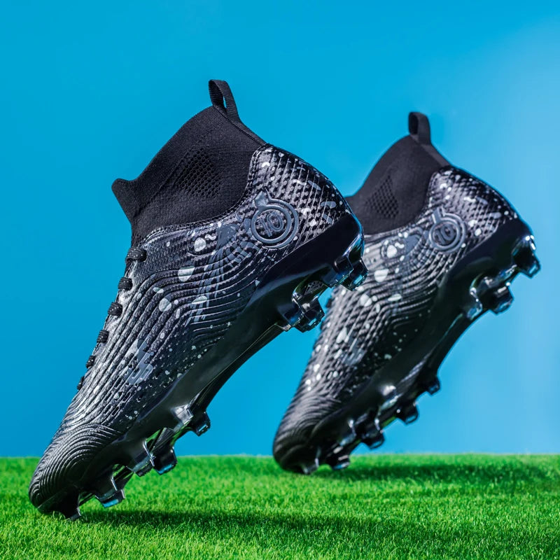 Nouvelles chaussures de football professionnelles pour hommes, chaussures de football antidérapantes, unisexes, respirantes, chaussures de futsal, nouvelles chaussures à crampons, livraison directe, ultralégères