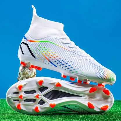 Men's Football Boots Professional Turf Futsal Match Grass Unisex Outdoor Training Soccer Shoes Soccer Cleats Non-slip Breathable