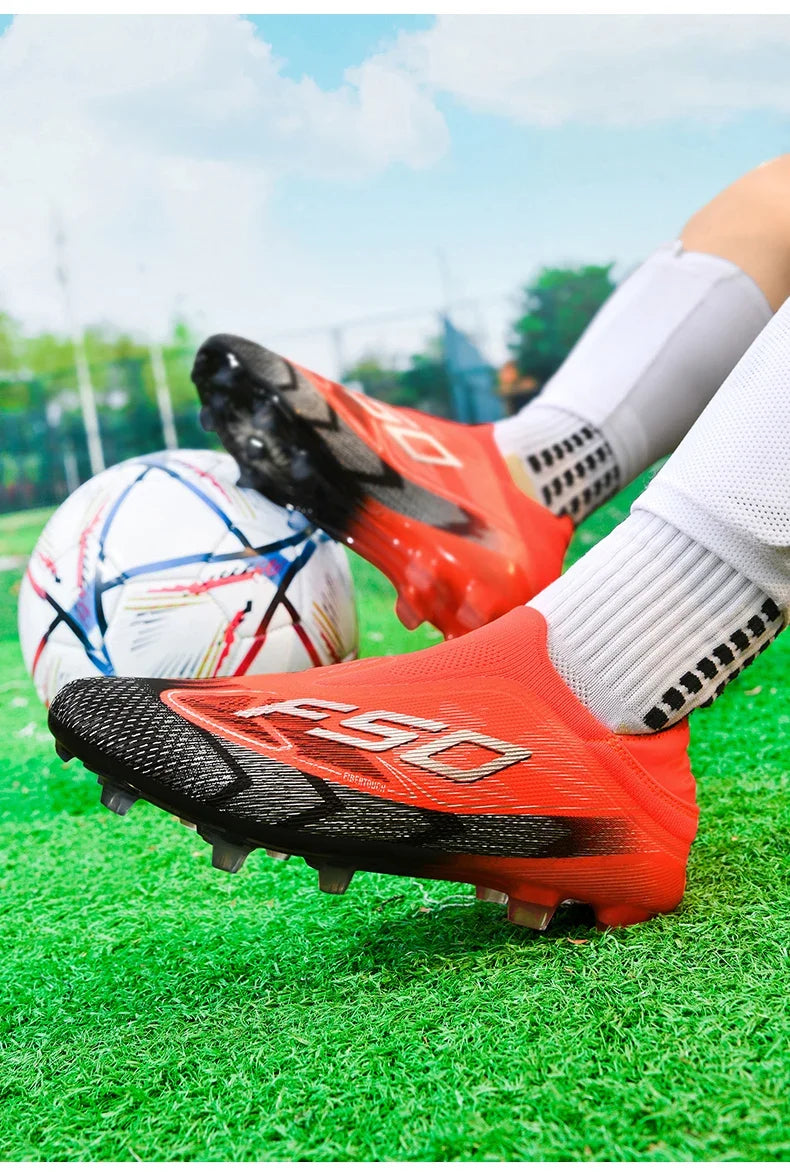 Men's New Indoor TF Football Boots High Quality Training Original Male Breathable Non-Slip Soccer Shoes Turf Futsal Football Shoes
