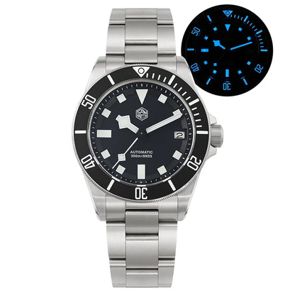 San Martin SN0121TD Titan-Taucheruhr ST2130 Automatikwerk Uhren Grade5 Titan 120 Klicks wasserdicht 300m Armbanduhr