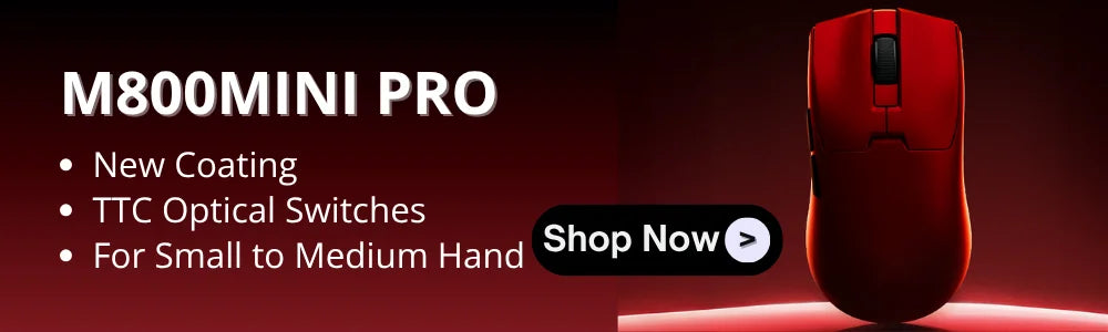 Delux M900PRO ultralet version trådløs gamingmus ergonomisk 1K/8K polling rate 50g PAW3395 til højre stor hånd PC-gamer