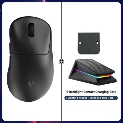 Mouse gaming wireless Rapoo VT3S /VT3S MAX GEN-2, rată de polling wireless True 8K, ultra-ușor, 49g, autonomie a bateriei de până la 750Hr
