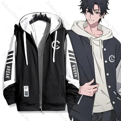 Anime Link Click Charles Lucas Same Coat Hoodies Cosplay Costume Sweatshirts Man Hoodie Women Man Clothing Men's Sweatshirts, produit gaming premium Fraquane