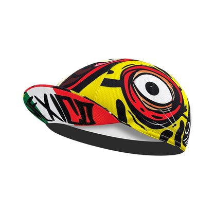 Polyester Quick Dry Cycling Men's Caps Road Bike Sports  Universal Size Summer Cool Cartoon Print