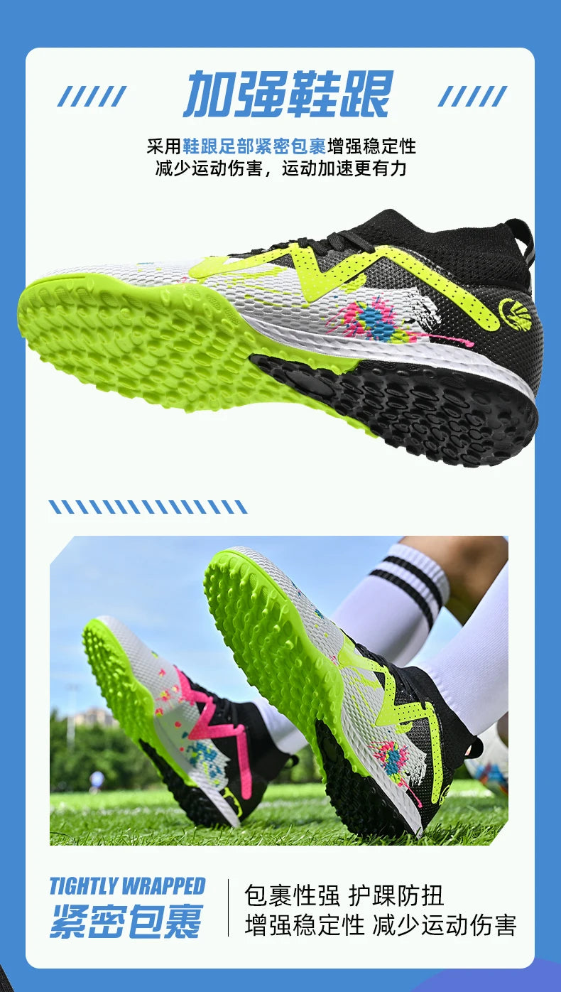 Herren New TF Fußballschuhe Society – professionelle, bequeme Fußballschuhe in Top-Qualität für Männer, lässige ultraleichte Fußballschuhe für Erwachsene