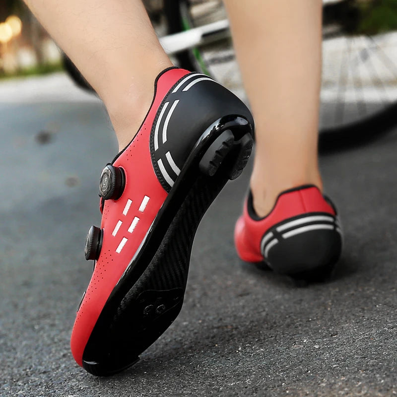 Hochwertige Fahrradschuhe für Herren, SPD, selbstverriegelnd, Rennrad-Sportschuhe, MTB-Mountainbike-Schuhe für Damen, rutschfeste Fahrradschuhe 36-47