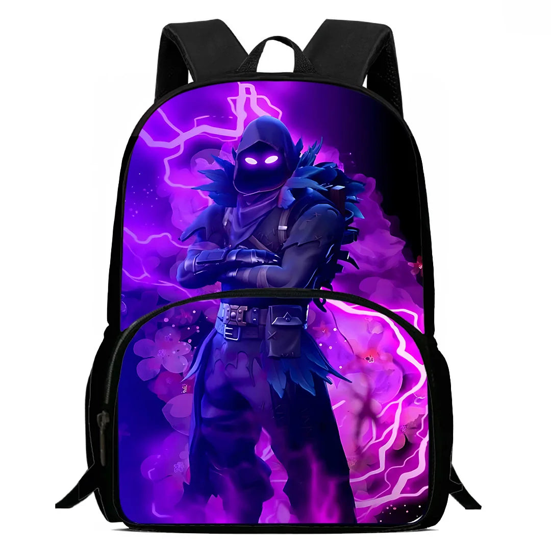 Zaino per bambini Classic Game FortniteS, per ragazzi e ragazze, regalo di compleanno per studenti, borsa scuola per bambini, grande capacità, zaino da campeggio resistente