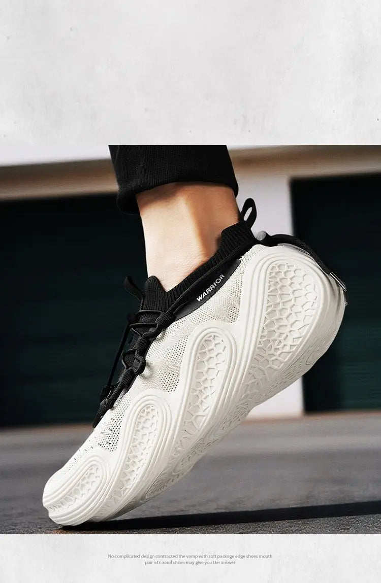 Warrior Original Brand Men's Sneaker Trend Mesh Breathable Soft Design Sports Shoes Summer Walking Jogging Men Casual Shoes