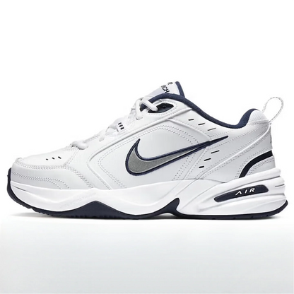 Nike Air Monarch 4 Snow Day Cowhide Leather Casual Cushioned, Slip-Resistant, Durable Low-Top Dad Shoes Unisex Style AV6676-100
