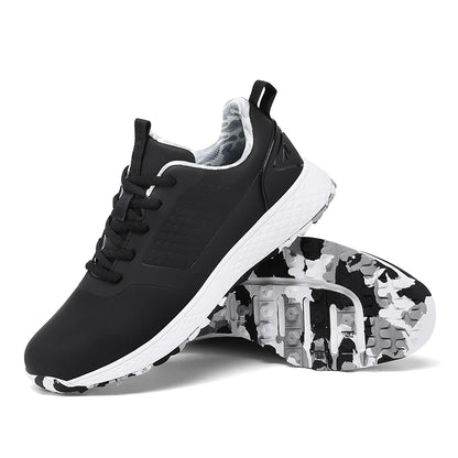 LiXingMing Damen-Golfschuhe in Pink, professionelle Golfer-Sportsneaker für Herren, rutschfeste spikelose Golf-Turf- und Walking-Schuhe