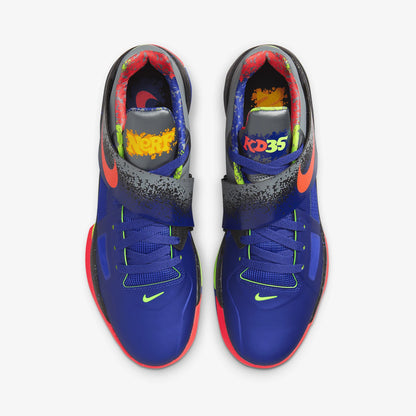 Nike Genuine KD 4 NERF Men's Low Cut Shock-Absorbing Practical Basketball Shoes FQ8180-400