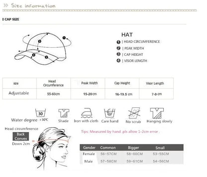 1 PC Four Seasons Fashion Short Brim Cotton Baseball Caps Men Women Dad Hat Adjustable Trucker Style Low Profile Caps