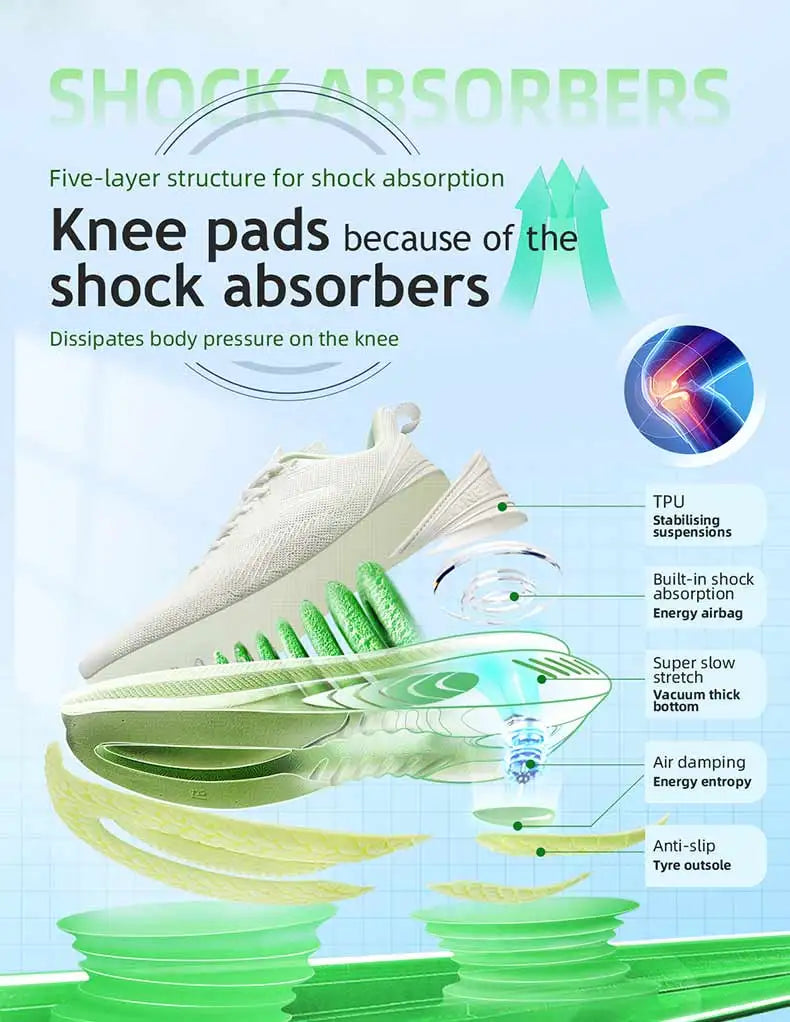 Onemix New Original — męskie sportowe buty do biegania, amortyzujące, miękkie, lekkie, oddychająca siateczka, antypoślizgowe sneakersy z amortyzacją