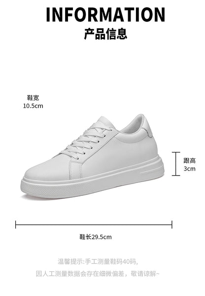 Baskets pour homme, chaussures rehaussantes, semelles rehaussantes, talons hauts de 6 à 10 cm, chaussures en cuir, chaussures de sport, chaussures pour homme