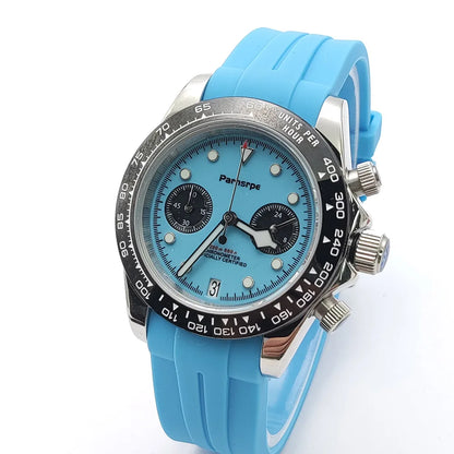 New Chronograph VK64 Quartz Watch 39.5mm 316L Stainless Steel 50M Waterproof Luminous Men Sports Business Watches