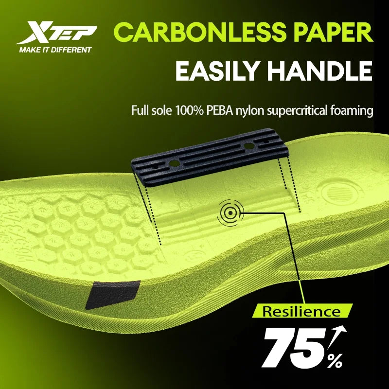 XTEP 2000km PRO Sapatilhas de Corrida para Homem 2026 Primavera Suavidade Durabilidade Estabilidade Conforto Leves Sapatilhas Desportivas Masculinas 874219110026