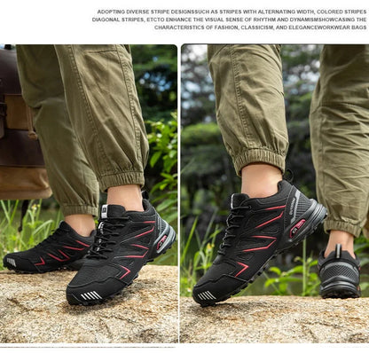 Lockless Fahrradschuhe für Herren, rutschfeste Outdoor-Mountain-Cross-Country-Wanderschuhe, atmungsaktive Sportschuhe, Rennradschuhe