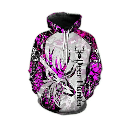 Sweatshirt com Capuz Unissexo de Outono com Estampado 3D Integral de Leão, Lobo e Pele de Tigre Branco para Homem, Pullover Casual Estilo Casaco