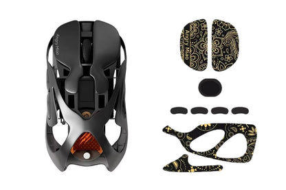 Angry Miao Infinity Gaming Wireless Mouse Hot-Swappable Metal Ultralight Hollow PAW3950 Dual 8K Wired Tri-Mode