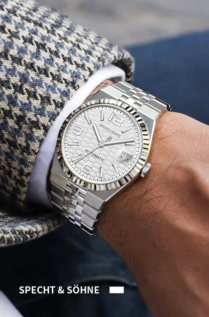 2025 Specht & Söhne Men's Automatic Mechanical Watch Japan Miyota 8215 Movt Stainless Steel Sapphire Crystal Watch reloj hombre