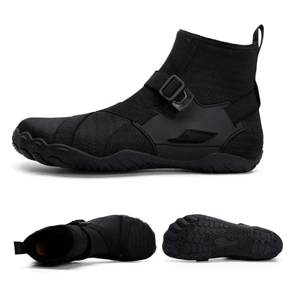Zapatillas deportivas de exterior para senderismo y vadeo, unisex, para natación, calzado acuático de caña alta barefoot, zapatos aqua para playa, fitness, buceo y surf