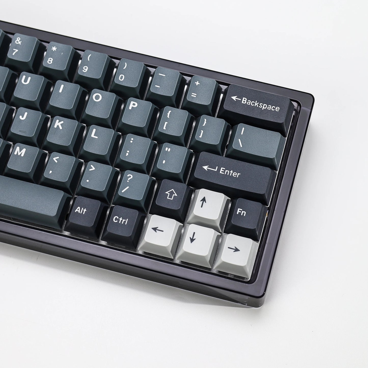 KBDiy 174 tasti/set keycap PBT GMK Apollo double shot minimalisti profilo ISO Cherry per tastiera meccanica da gaming compatibile MX