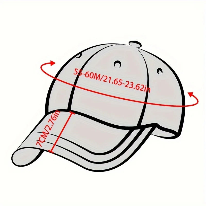 1pc Retro Washed Little Heart Embroidered Ponytail Baseball Cap  for Women,Outdoor Sports Adjustable Women's Cap for Daily Wear