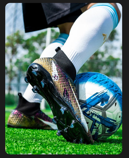 Men's Soccer Shoes Kids Football Boots Women Professional Soccer Cleats Antiskid Chaussure TF/FG Outdoor Athletic Football Shoes