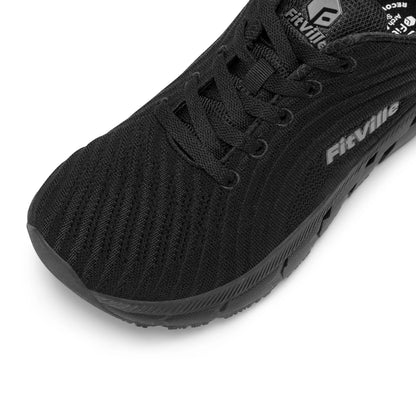 Buty męskie FitVille z szeroką przednią częścią, dobrze amortyzowane, bardzo szerokie, antypoślizgowe, lekkie i oddychające buty do biegania