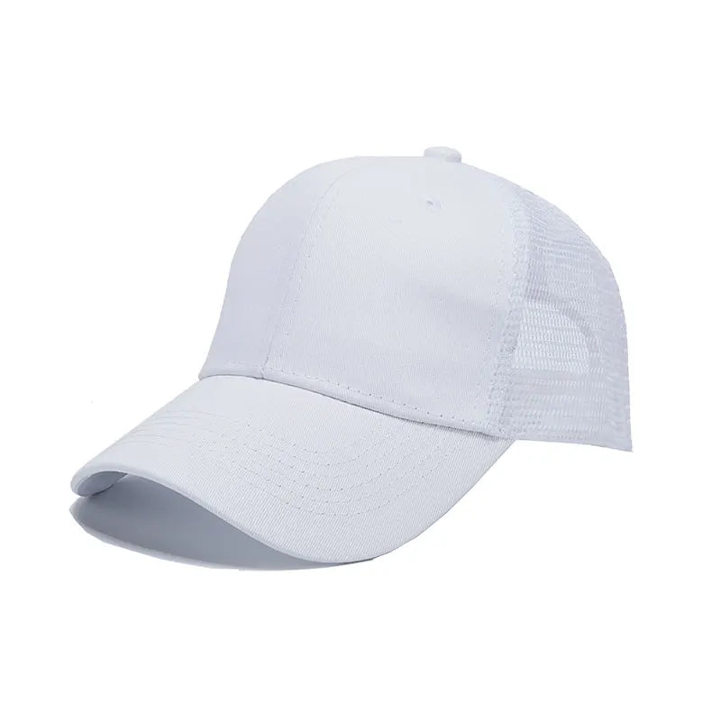 Gorras de béisbol al por mayor para hombre, gorras casuales, gorras de malla para mujer, gorras unisex con logotipo personalizado, gorras bordadas